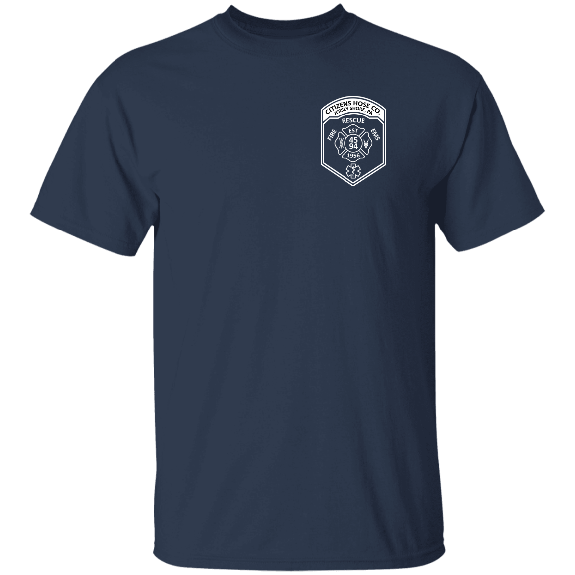 Rescue Engine Tee, Navy