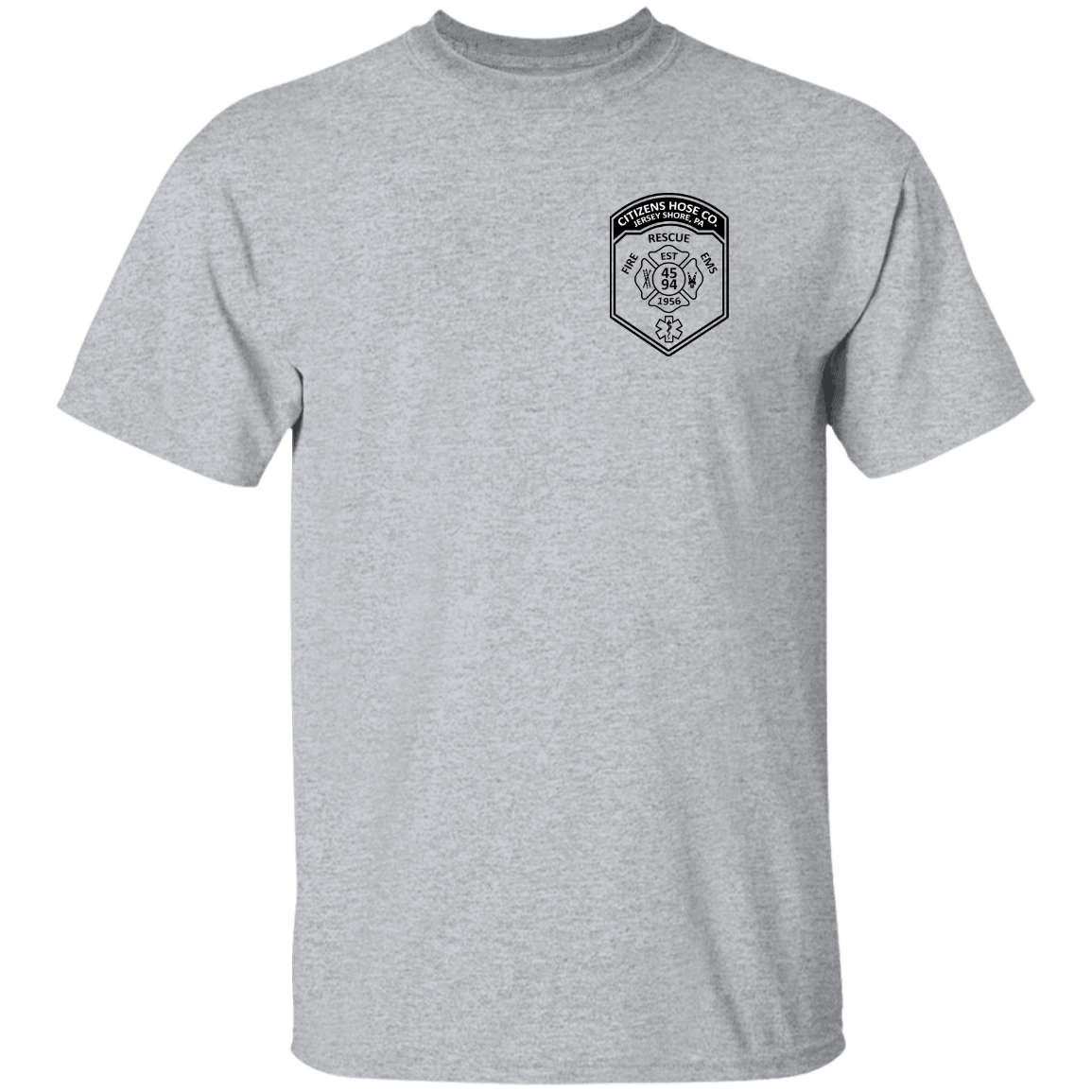 Rescue Engine Tee, Gray