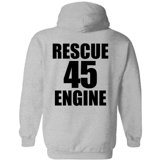 Rescue Engine Hoodie, Gray